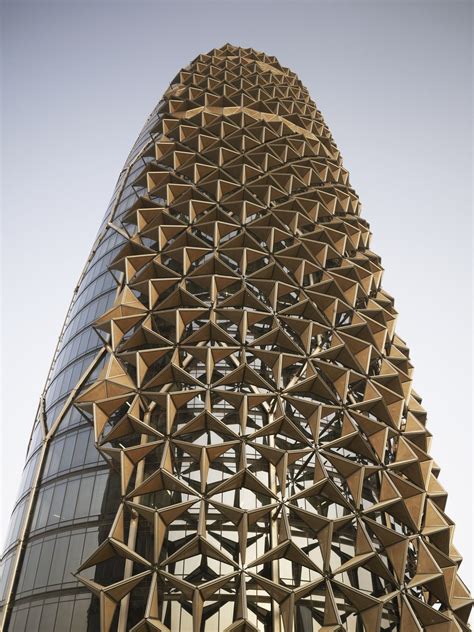 Al Bahar Towers Abu Dhabi Facade Design Futuristic Architecture