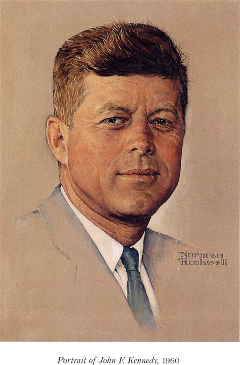 Kennedy presidential library and museum on facebook. Portrait of John F.Kennedy - Norman Rockwell - WikiArt.org ...