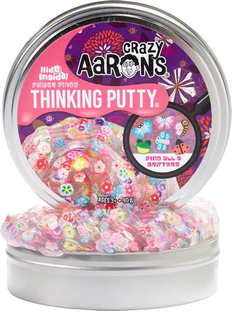 Crazy Aaron S Hide Inside Thinking Putty Flower Finds 3 2 Ounces Search For