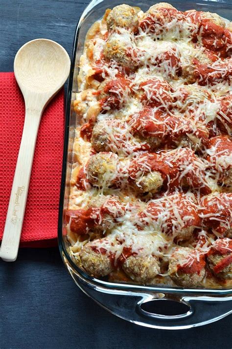 Turkey Meatball Casserole Savvy Saving Couple