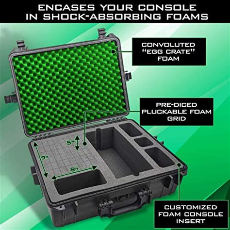 Casematix Hard Shell Travel Case Compatible With Xbox Series X Co
