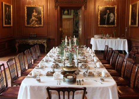 Residence dainty not necessarily boring because if you're may design. Dining in Downton Abbey style at Lyme Hall | Dining table ...