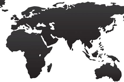 Detailed World Map Vector At Collection Of Detailed