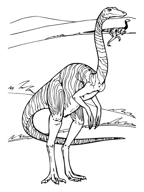 Gallimimus Coloring Page Free Printable Coloring Pages Sexiz Pix