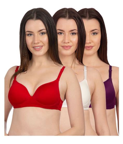Buy Sm Cotton Push Up Bra Multi Color Online At Best Prices In India