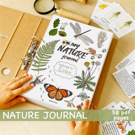 Printable Nature Journal Homeschool Learning Materials Etsy Uk
