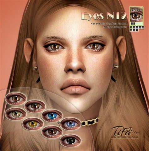Tifa Sims Eyes N12 • Sims 4 Downloads The Sims Sims 4 Cc Eyes Sims 4