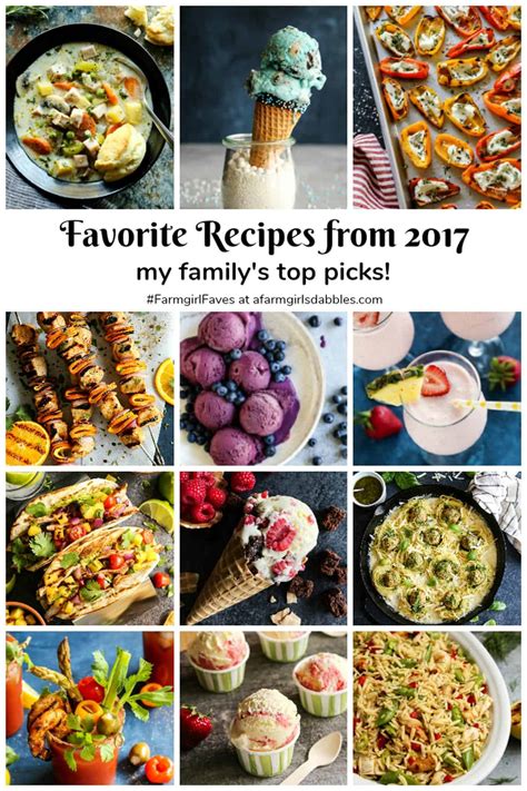 Favorite Recipes From 2017 Farmgirlfaves A Farmgirls Dabbles