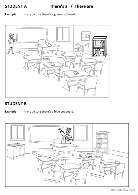 Spot The Differences Classroom Ther English Esl Worksheets Pdf And Doc