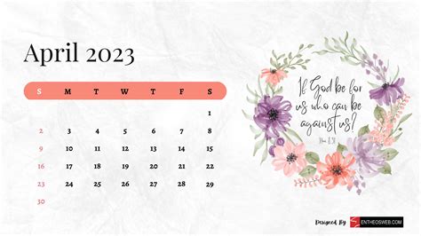 🔥 Free Download Christian Floral Calendar Desktop Wallpaper Entheosweb