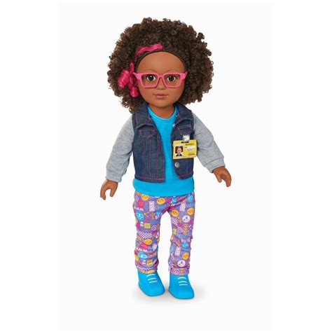 my life as 18 poseable programmer doll african american 8 pieces