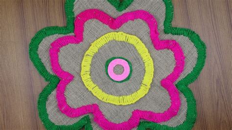 Amazing Doormat Making Idea How To Make Doormats Using Woolen