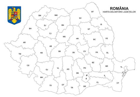Harta administrativa a romaniei plansa a2 pdf epub download. Harta Romaniei Contur Judete | Harta