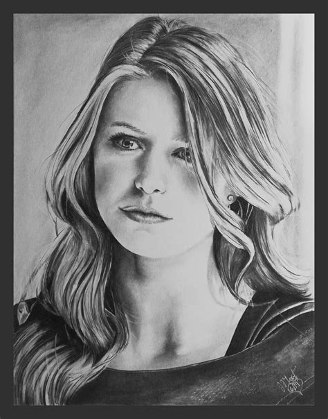Melissa Benoist Supergirl Pencil Drawing