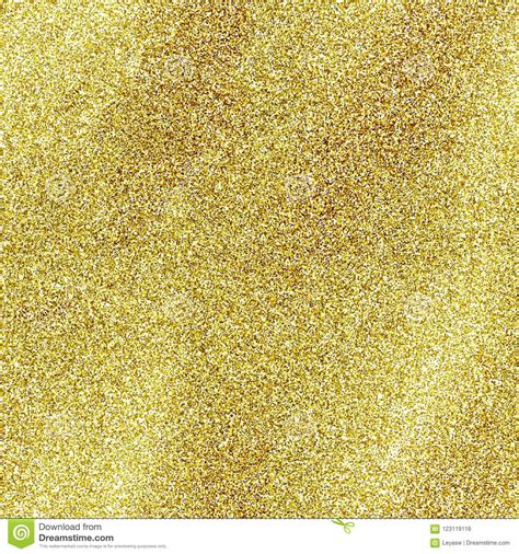 Seamless Gold Glitter Texture Isolated On Golden