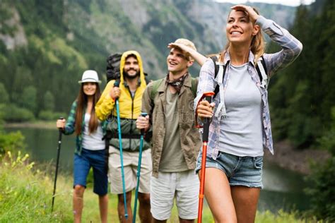 Hiking Friends Travel Outdoor Group Sport Lifestyle Concept Stock Image