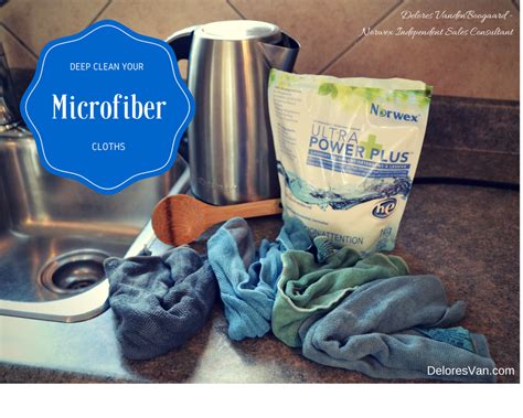 How To Deep Clean Your Norwex Microfiber Cloths Clean