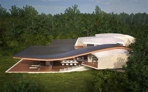Futuristic Vacation Home Opens Up To Outdoors