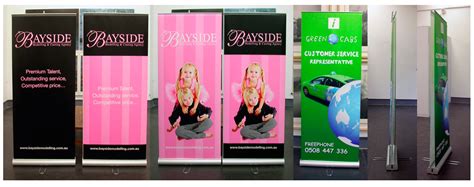 Retractable Banner Stands Double Sided Standard Lush Banners Canada
