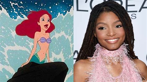 disney casts singer halle bailey as ariel in live action little mermaid
