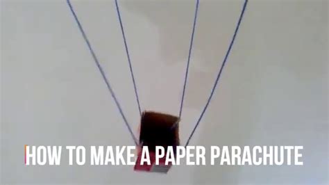 How To Make A Paper Parachute Part 2 Tutorial Youtube