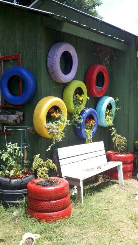 25 Adorable Diy Tire Planter Ideas That Will Make Your Garden The