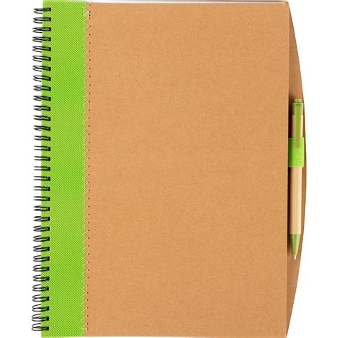 8570 Recycled Cardboard Notebook With Pen Impression Europe