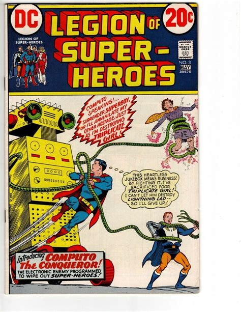 Legion Of Super Heroes 3 Comic 1973 Computo The Conqueror