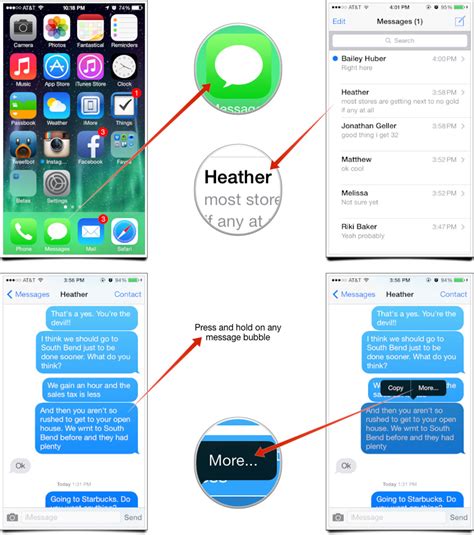 How To Delete Individual Imessages And Texts In Ios 7 Aivanet