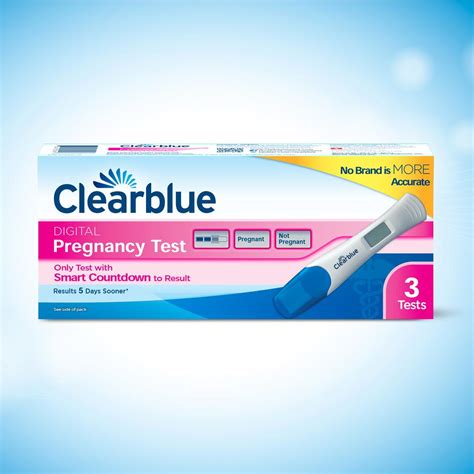 Clearblue Digital Pregnancy Test With Smart Countdown 3 Count Health And Personal Care