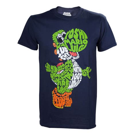 Yoshi Word Play T Shirt Nintendo Official Uk Store