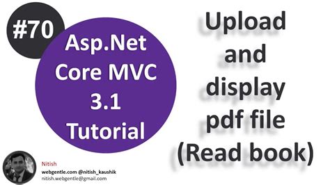 Upload And View A Pdf File In Asp Net Core Asp Net Core Tutorial YouTube