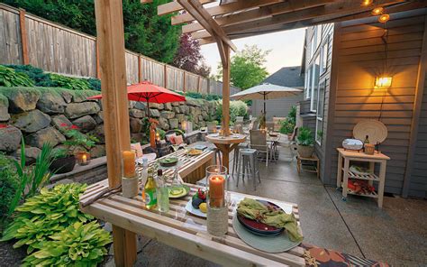 Outdoor Dining Areas Paradise Restored Landscaping