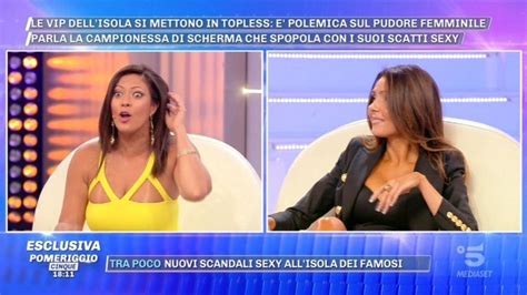 fabiana britto contro manuela ferrera mediaset infinity