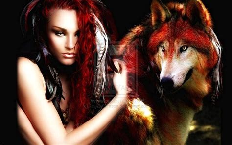 Wolf Girl Wolves And Women Women Fantasy Women
