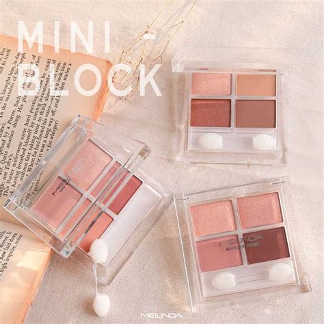 พาเลทท MEILINDA Mini Block Shadow Palette เมลนดา พาเลท อายแชโดว Mei