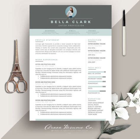 Applying for a graduate graphic design role? Professional Resume Template, CV Template, Photoshop ...