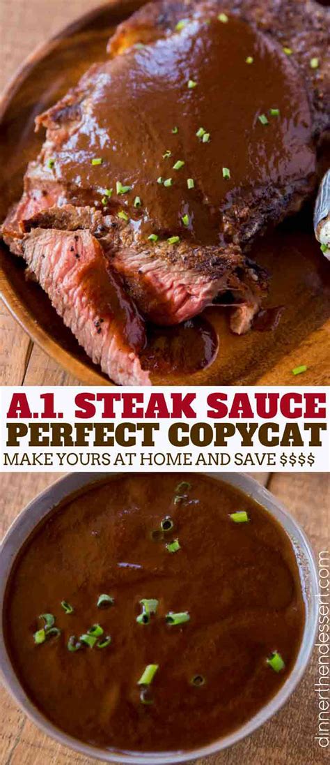 It's got a1 steak sauce! A1 Steak Sauce (Copycat) - Dinner, then Dessert