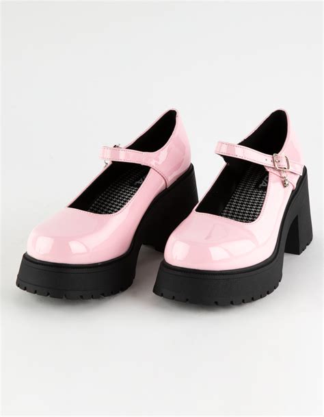 Soda Mary Jane Womens Platform Heel Pink Tillys