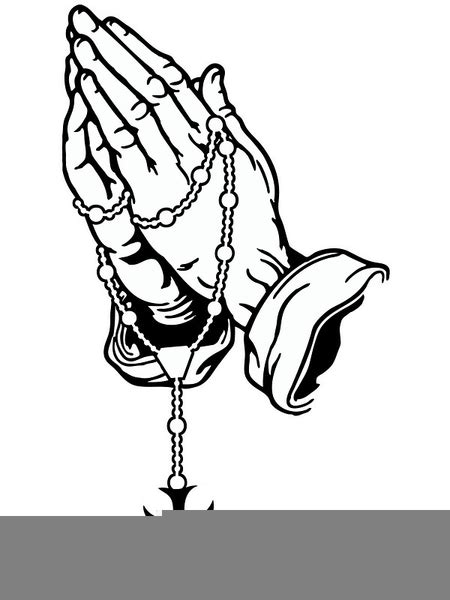 Hands With Rosary Drawing At Paintingvalley Com Explore Collection Of