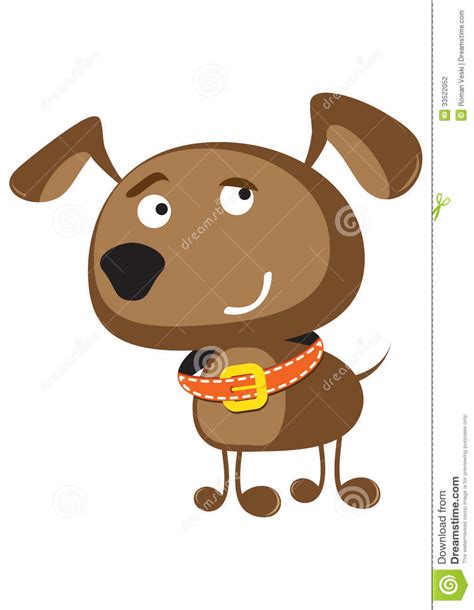 Funny Dog Illustration Stock Vector Illustration Of