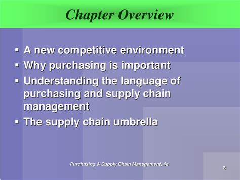 Ppt Introduction To Purchasing And Supply Chain Management Powerpoint