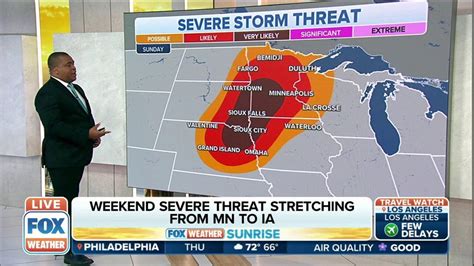 Severe Weather Flash Flooding Possible From Great Lakes To South