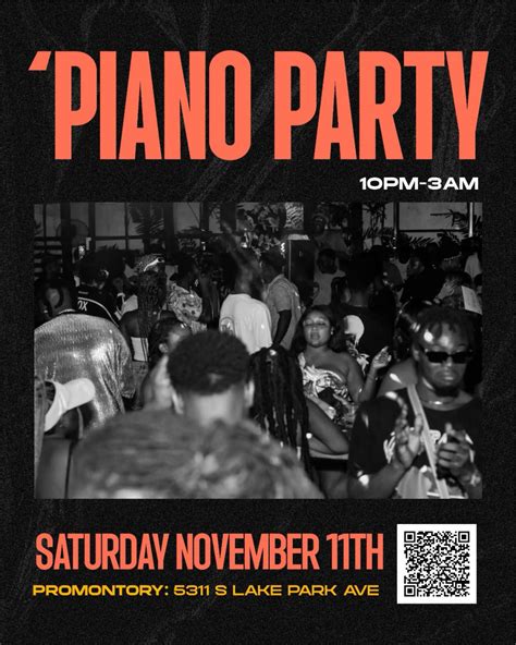 The ‘piano Party Amapiano Night At The Promontory On Sat Nov 11th
