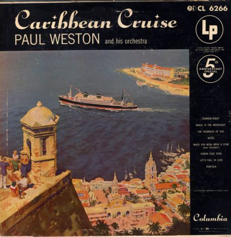 Paul Weston And His Orchestra Caribbean Cruise 1953 Vinyl Discogs