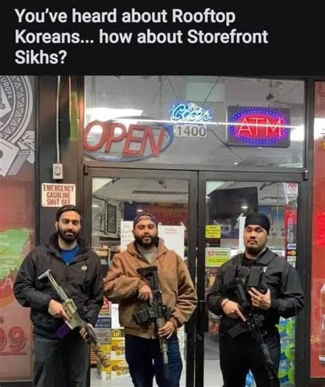 Storefront Sikhs Roof Koreans Know Your Meme