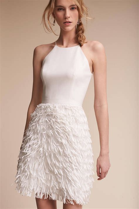 Promenade Dress In 2020 Vegas Wedding Dress White Bridal Shower Dress Shower Dress For Bride