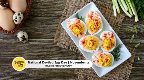 National Deviled Egg Day November 2 National Day Calendar