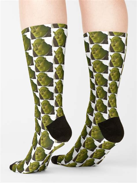 Shrek Meme Socks For Sale By Rizzzlea Redbubble