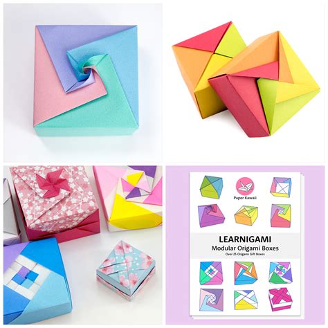Learnigami Modular Origami Boxes Ebook Paper Kawaii Shop